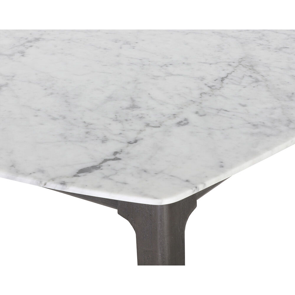 Keldon 82.75 X 41.25 inch White / Grey Dining Table